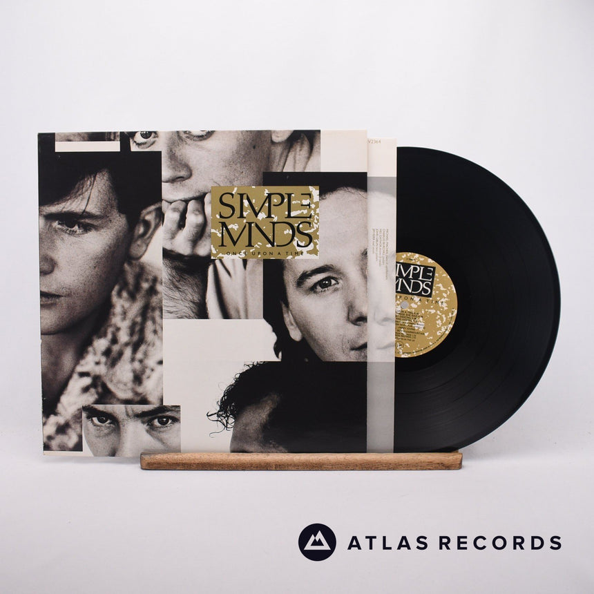 Simple Minds Once Upon A Time LP Vinyl Record - Front Cover & Record