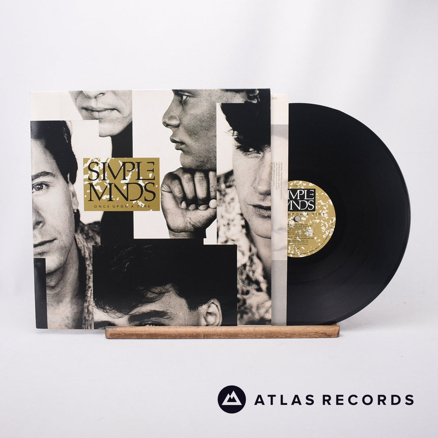 Simple Minds Once Upon A Time LP Vinyl Record - Front Cover & Record