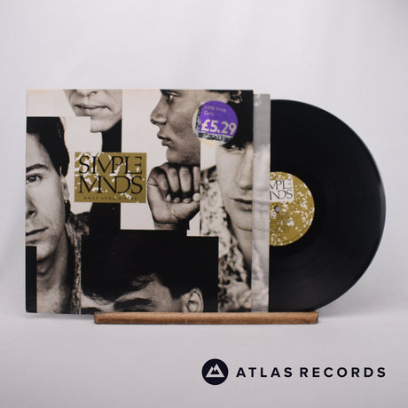 Simple Minds Once Upon A Time LP Vinyl Record - Front Cover & Record