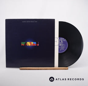 Simple Minds Real Life LP Vinyl Record - Front Cover & Record