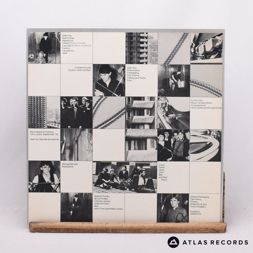 Simple Minds - Real To Real Cacophony. - A//1 B//3 LP Vinyl Record - EX/EX