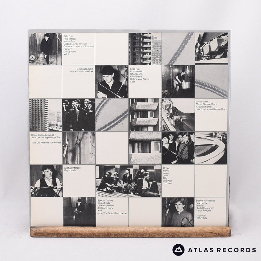 Simple Minds - Real To Real Cacophony. - A//1 B//3 LP Vinyl Record - EX/EX