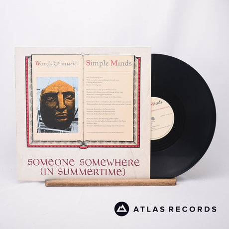 Simple Minds Someone Somewhere 12" Vinyl Record - Front Cover & Record