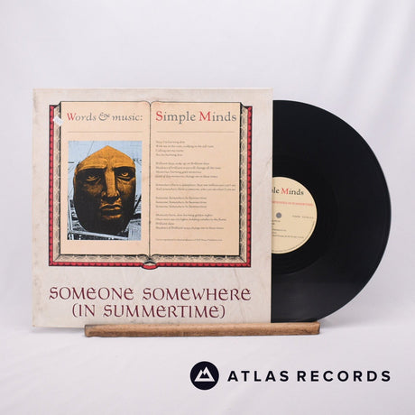 Simple Minds Someone Somewhere 12" Vinyl Record - Front Cover & Record