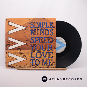 Simple Minds Speed Your Love To Me 12" Vinyl Record - Front Cover & Record