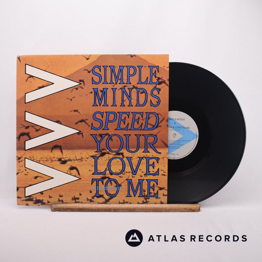 Simple Minds Speed Your Love To Me 12" Vinyl Record - Front Cover & Record