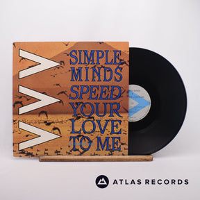 Simple Minds Speed Your Love To Me 12" Vinyl Record - Front Cover & Record