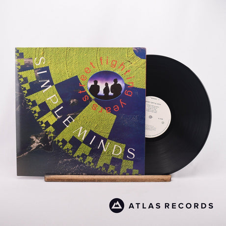 Simple Minds Street Fighting Years LP Vinyl Record - Front Cover & Record