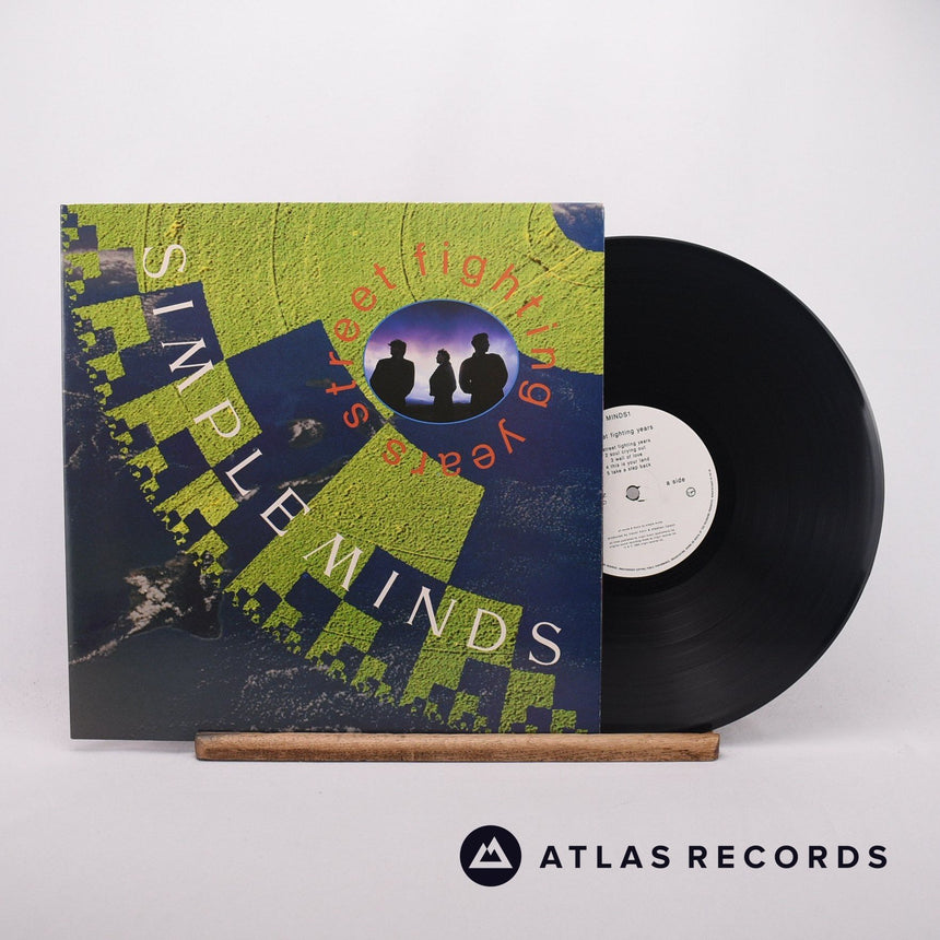Simple Minds Street Fighting Years LP Vinyl Record - Front Cover & Record
