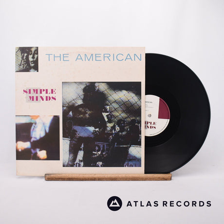 Simple Minds The American 12" Vinyl Record - Front Cover & Record
