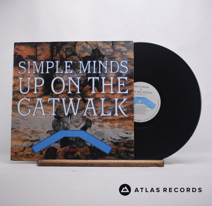 Simple Minds Up On The Catwalk 12" Vinyl Record - Front Cover & Record