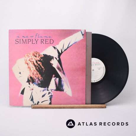 Simply Red A New Flame LP Vinyl Record - Front Cover & Record