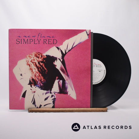 Simply Red A New Flame LP Vinyl Record - Front Cover & Record