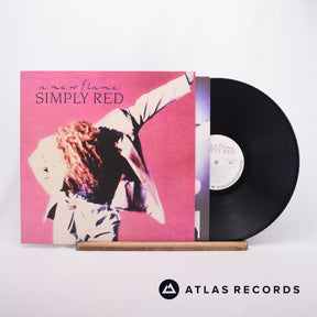 Simply Red A New Flame LP Vinyl Record - Front Cover & Record