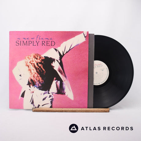 Simply Red A New Flame LP Vinyl Record - Front Cover & Record