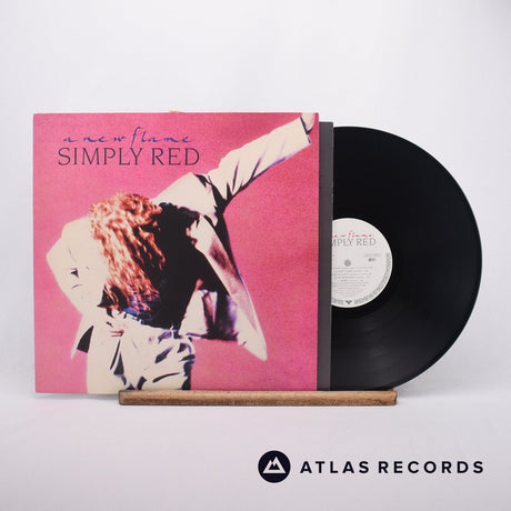 Simply Red A New Flame LP Vinyl Record - Front Cover & Record