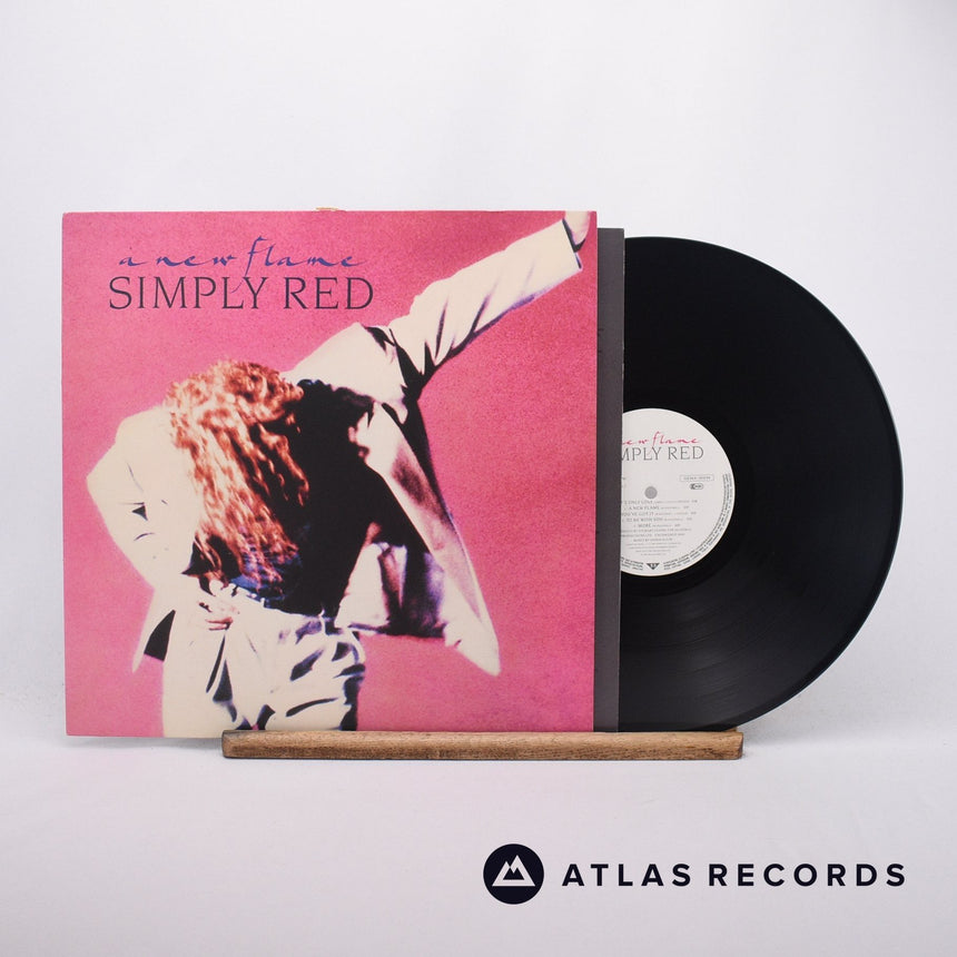 Simply Red A New Flame LP Vinyl Record - Front Cover & Record