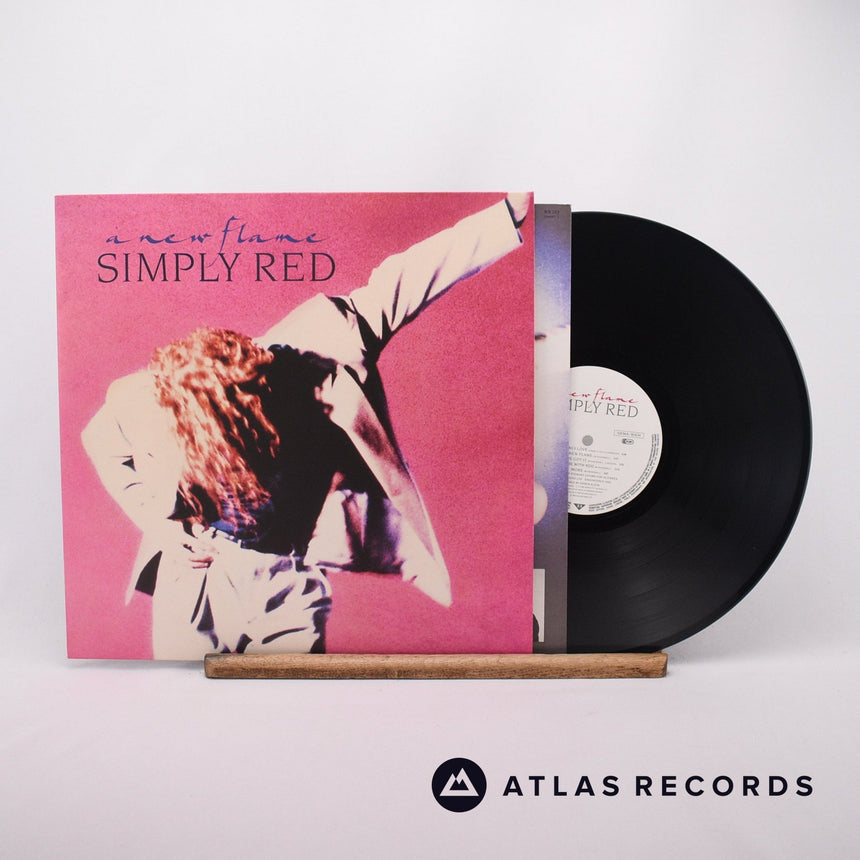Simply Red A New Flame LP Vinyl Record - Front Cover & Record