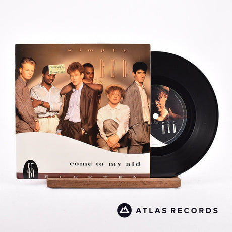 Simply Red Come To My Aid 7" Vinyl Record - Front Cover & Record