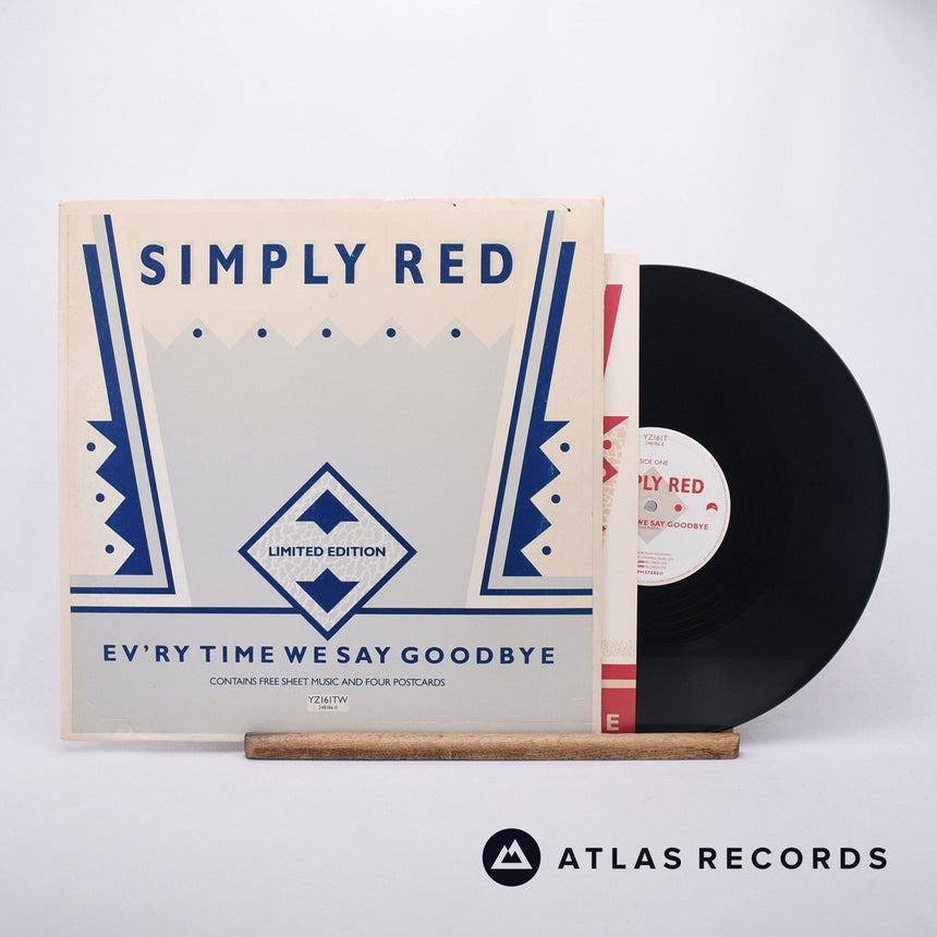 Simply Red Ev'ry Time We Say Goodbye 12" Vinyl Record - Front Cover & Record