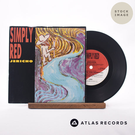 Simply Red Jericho 7" Vinyl Record - Sleeve & Record Side-By-Side