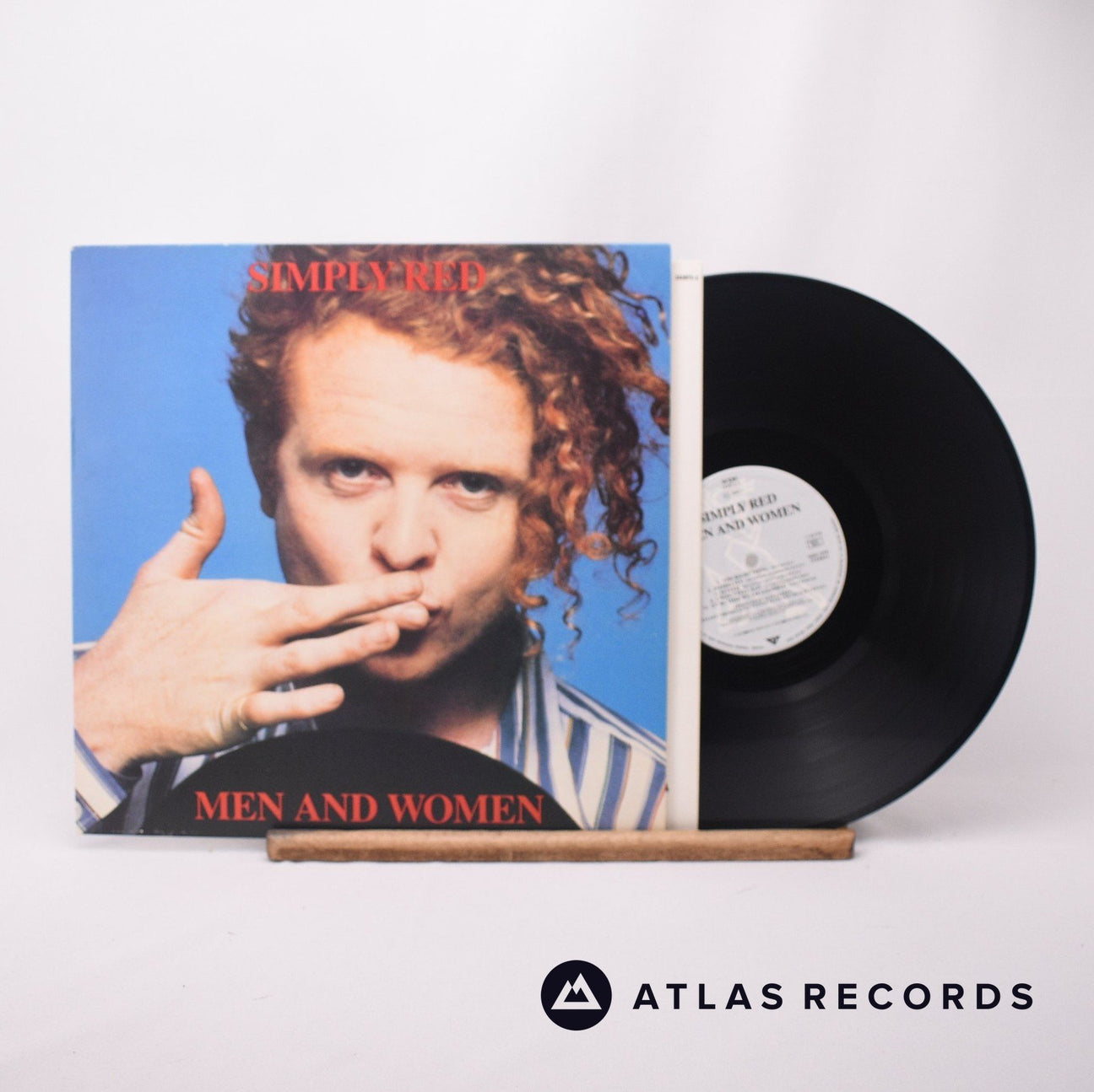 Simply Red Men And Women LP Vinyl Record - Front Cover & Record