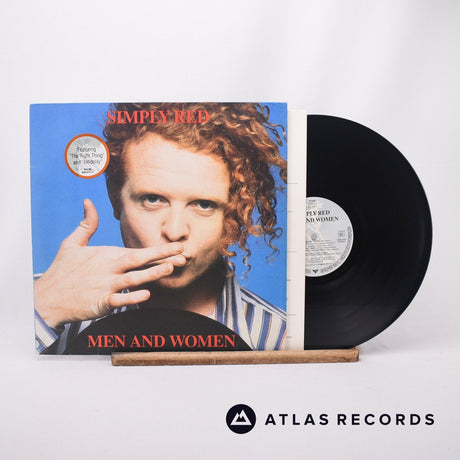 Simply Red Men And Women LP Vinyl Record - Front Cover & Record