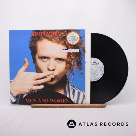 Simply Red Men And Women LP Vinyl Record - Front Cover & Record