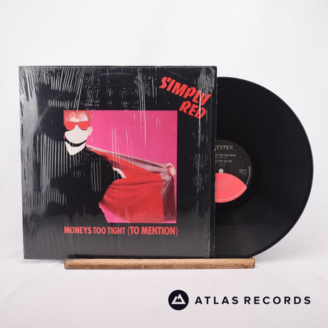 Simply Red Money's Too Tight 12" Vinyl Record - Front Cover & Record
