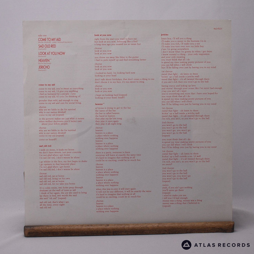 Simply Red - Picture Book - Lyric Sheet LP Vinyl Record - EX/VG