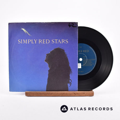 Simply Red Stars 7" Vinyl Record - Front Cover & Record