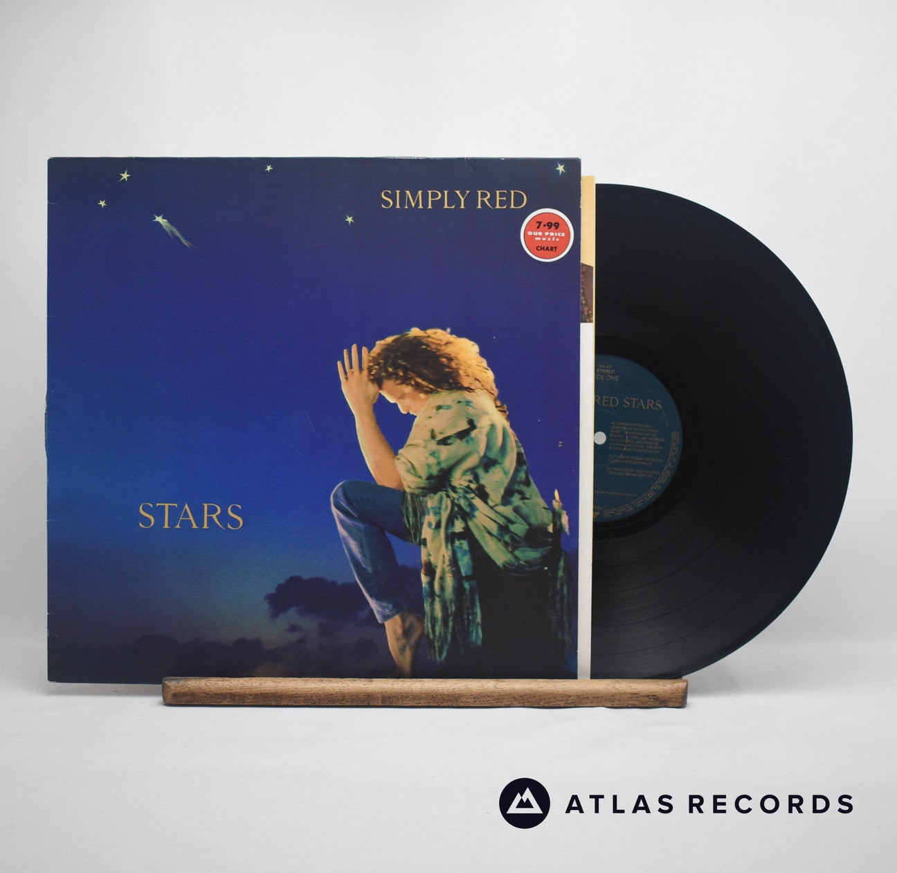 Simply Red Stars LP Vinyl Record - Front Cover & Record