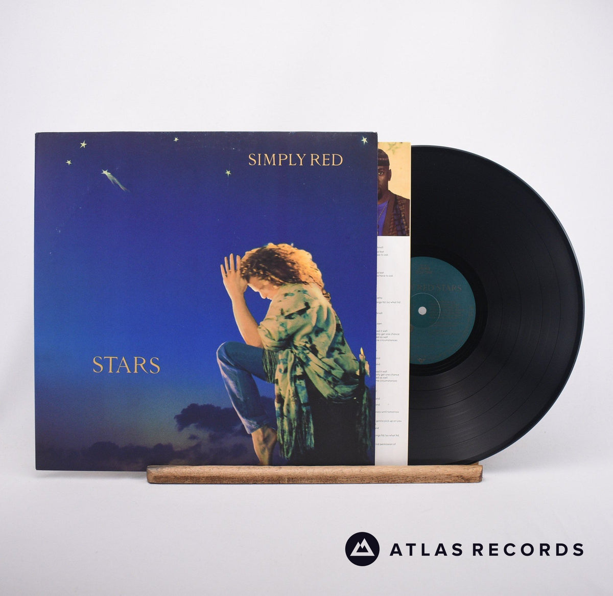 Simply Red Stars LP Vinyl Record - Front Cover & Record