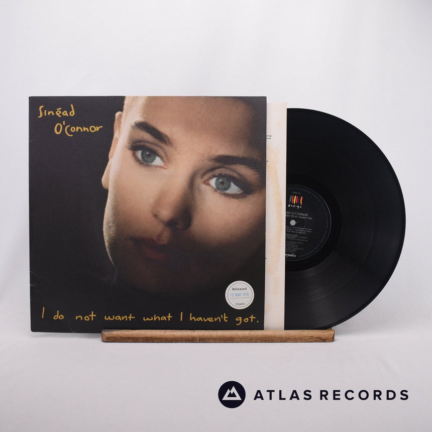 Sinéad O'Connor I Do Not Want What I Haven't Got LP Vinyl Record - Front Cover & Record