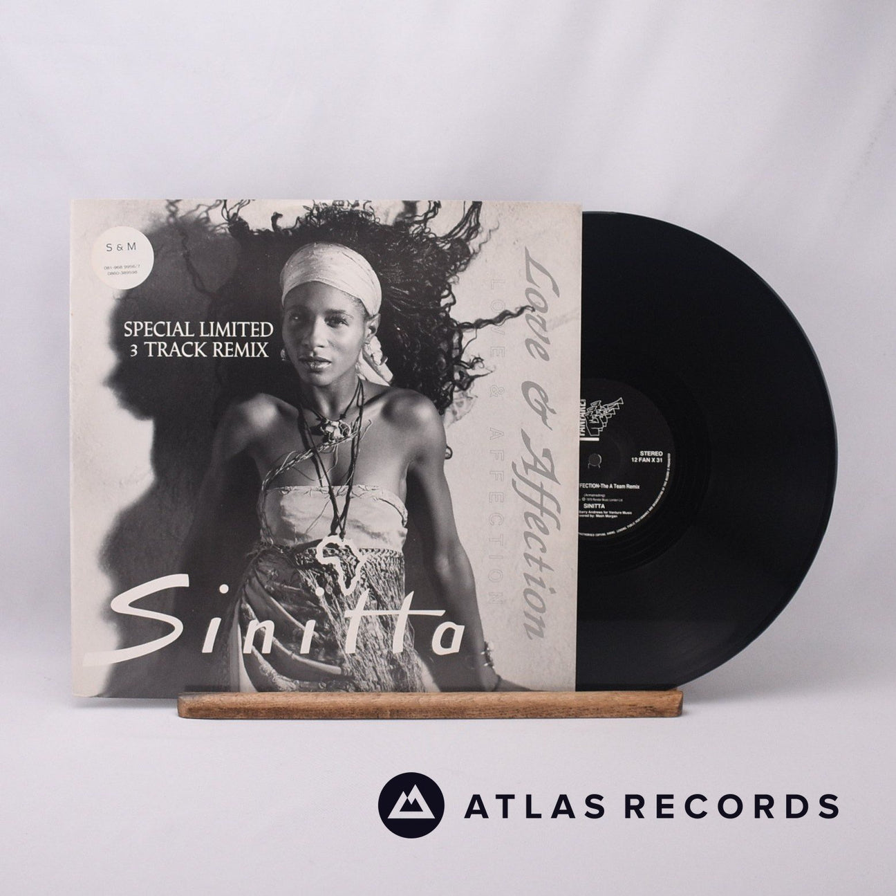 Sinitta Love & Affection 12" Vinyl Record - Front Cover & Record