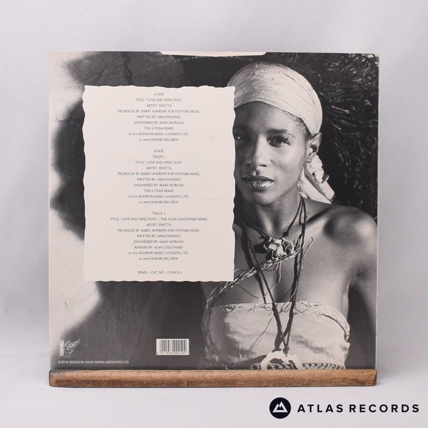 Sinitta - Love & Affection - 12" Vinyl Record - EX/EX