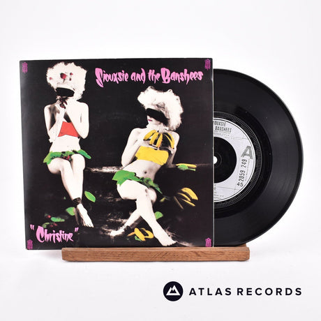 Siouxsie & The Banshees Christine 7" Vinyl Record - Front Cover & Record