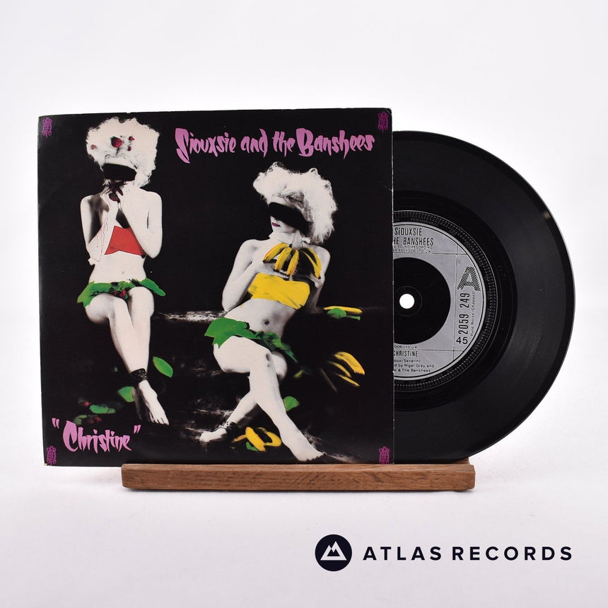 Siouxsie & The Banshees Christine 7" Vinyl Record - Front Cover & Record
