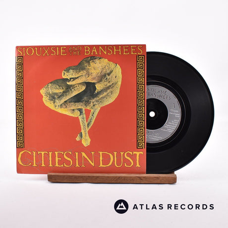 Siouxsie & The Banshees Cities In Dust 7" Vinyl Record - Front Cover & Record