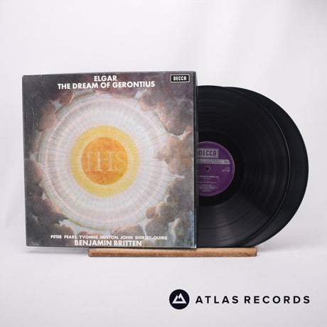Sir Edward Elgar The Dream Of Gerontius 2 x LP Vinyl Record - Front Cover & Record