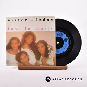 Sister Sledge Lost In Music 7" Vinyl Record - Front Cover & Record