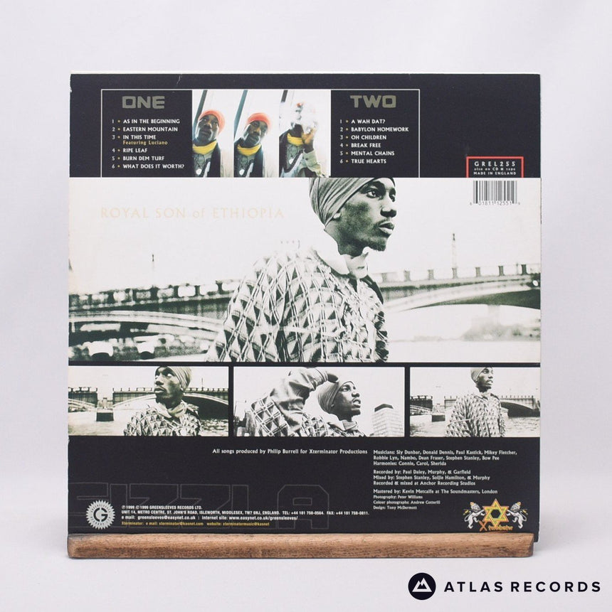 Sizzla - Royal Son Of Ethiopia - LP Vinyl Record - EX/VG+