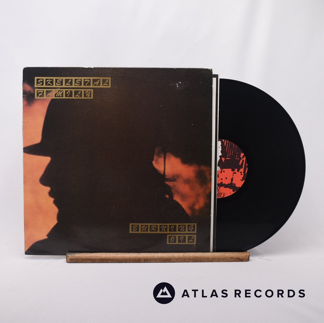 Skeletal Family Burning Oil LP Vinyl Record - Front Cover & Record