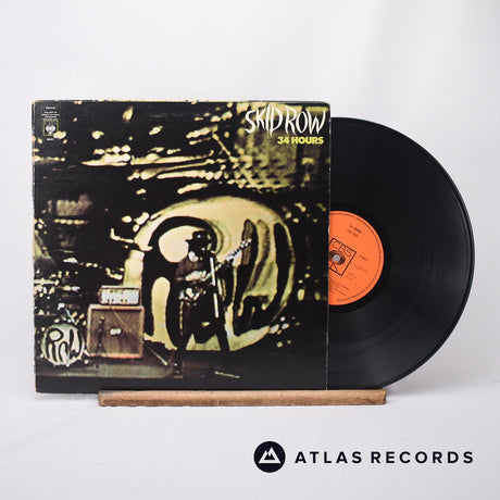 Skid Row 34 Hours LP Vinyl Record - Front Cover & Record