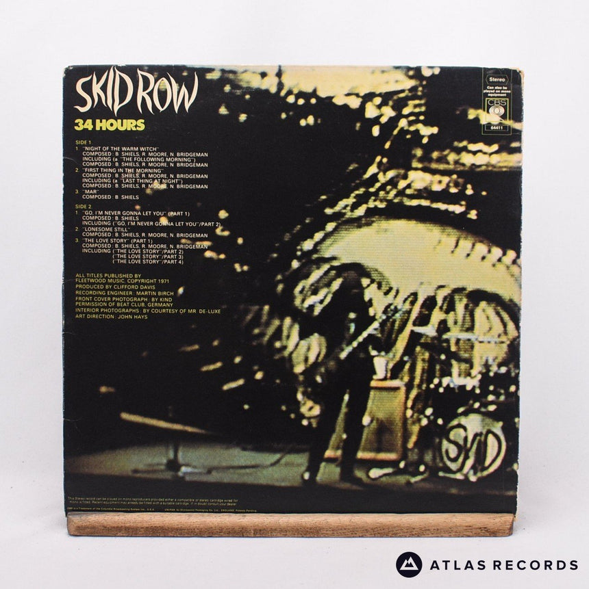 Skid Row - 34 Hours - Gatefold A1 B1 LP Vinyl Record - VG+/EX