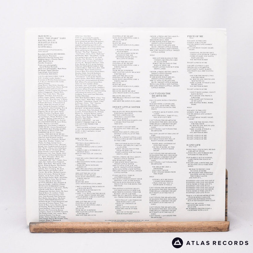 Skid Row - Skid Row - -A -A LP Vinyl Record - VG+/EX