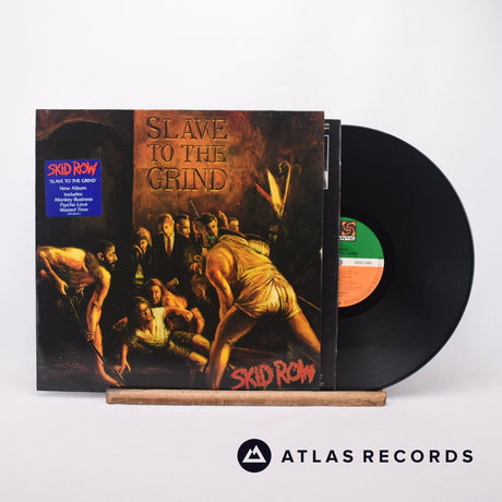 Skid Row Slave To The Grind LP Vinyl Record - Front Cover & Record