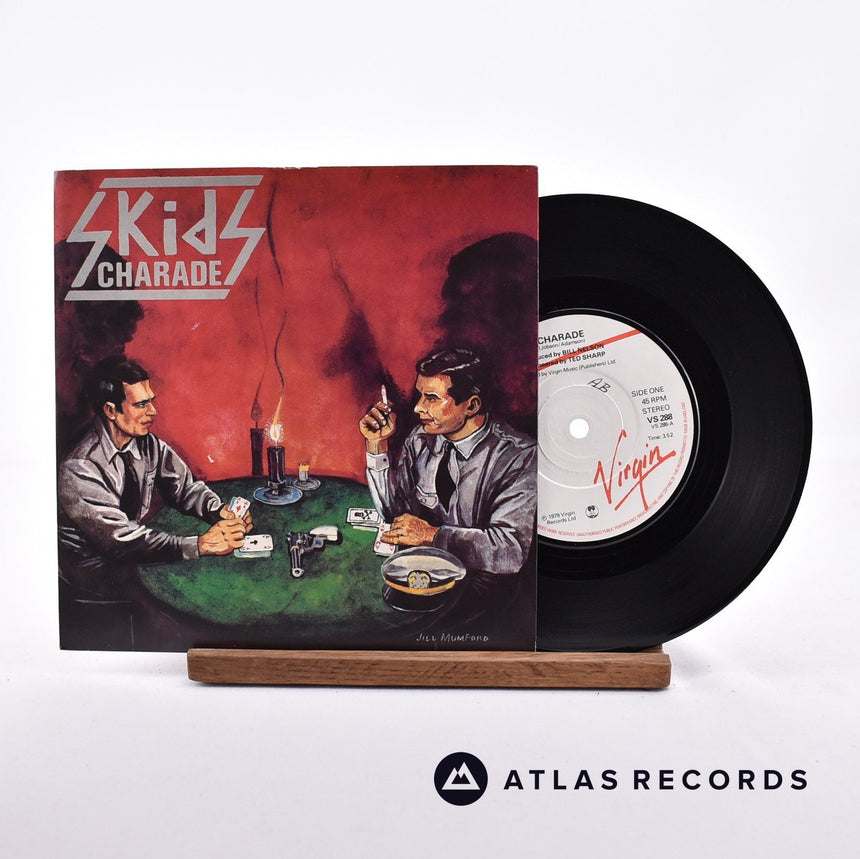 Skids Charade 7" Vinyl Record - Front Cover & Record
