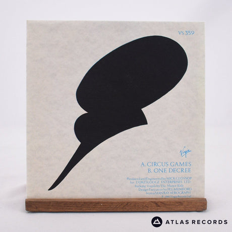 Skids - Circus Games - Poster Sleeve 7" Vinyl Record - EX/EX