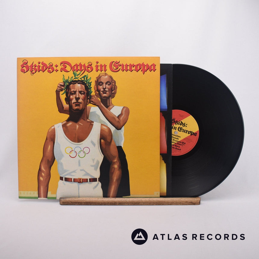 Skids Days In Europa LP Vinyl Record - Front Cover & Record